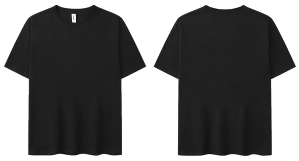 T-shirt with your screen printed logo on the front and back