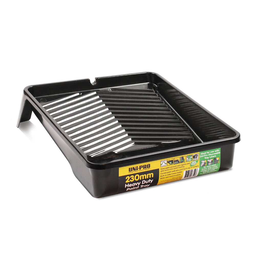 Uni-Pro 230mm Heavy Duty Plastic Tray With Pourer - Box of 12