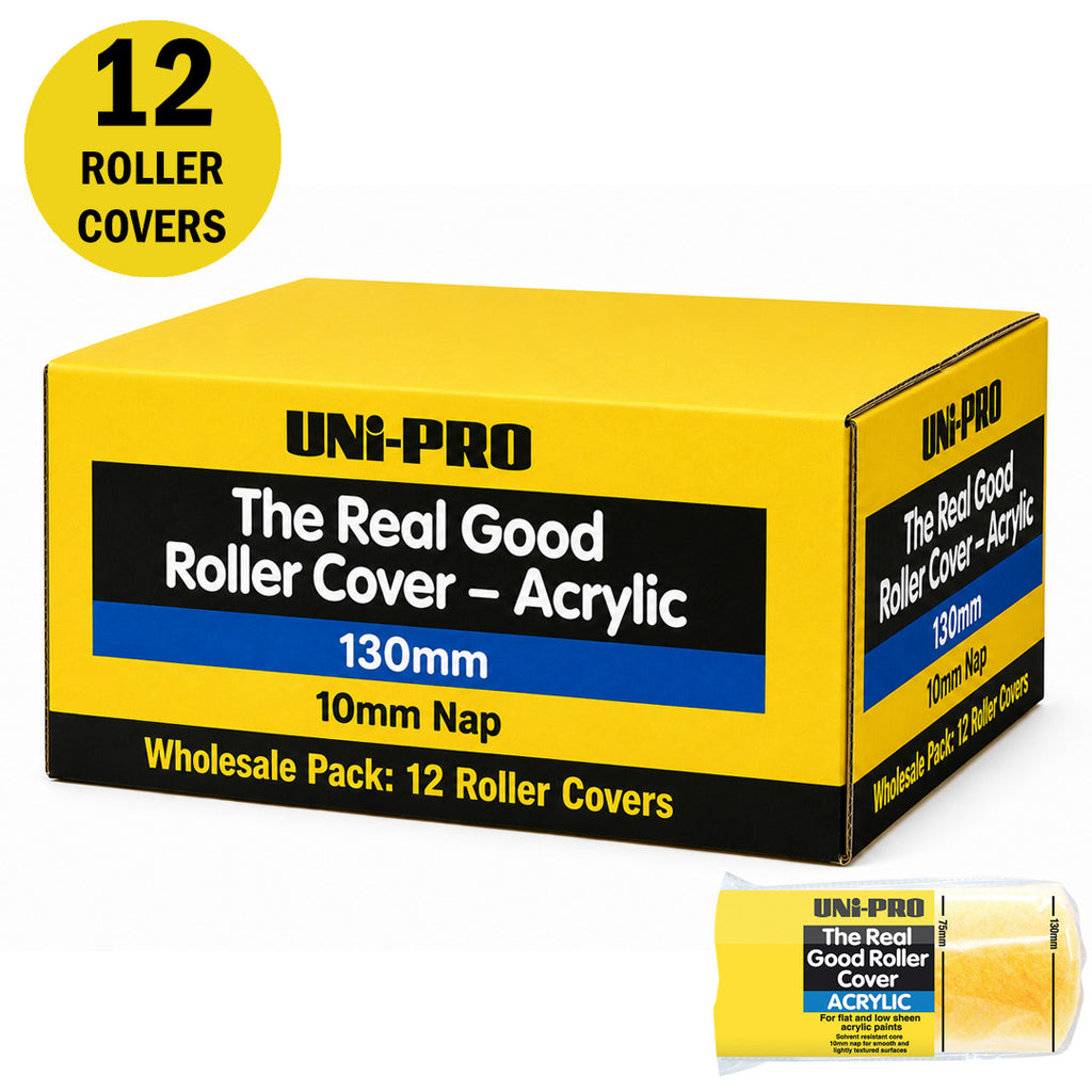 Uni-Pro Real Good Roller Cover Range 10mm Nap - Box of 12