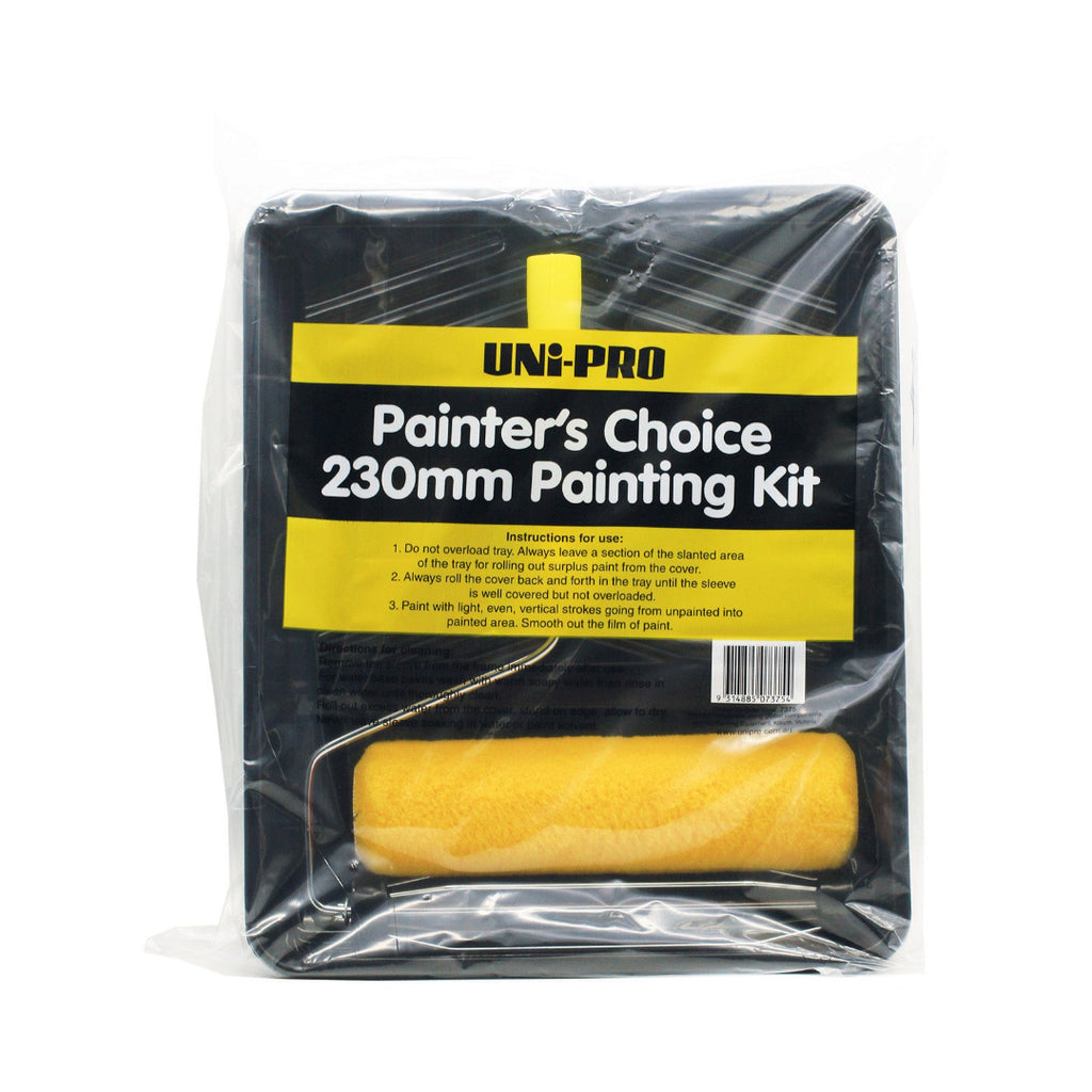 Uni-Pro 230mm Acrylic Paint Roller Kit 10mm Nap - Box of 20