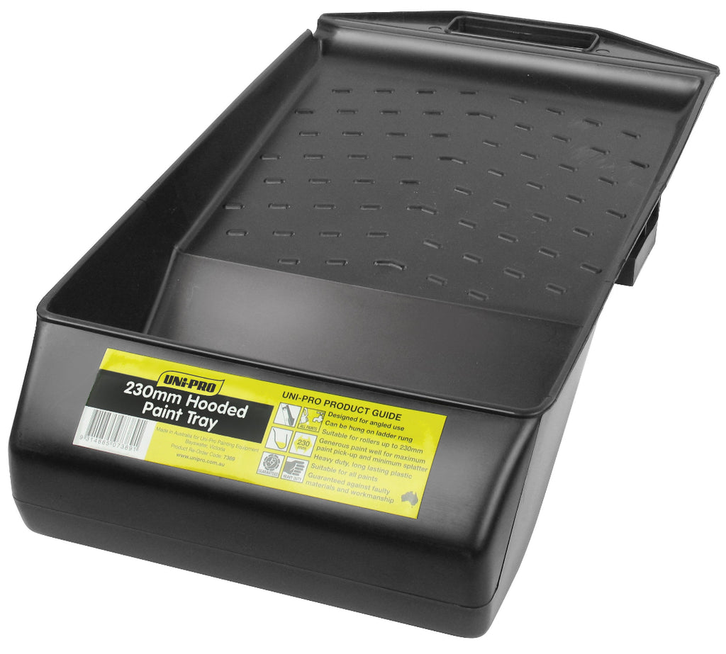 Uni-Pro Hooded Roller Tray 230mm. Heavy Duty Recycled Plastic - Box of 6
