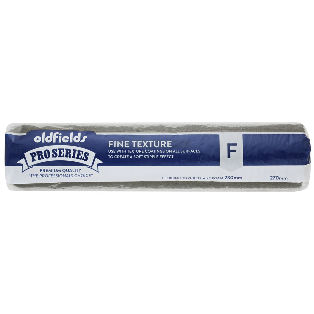 Oldfields Fine Texture Black Foam Paint Roller 230/270mm