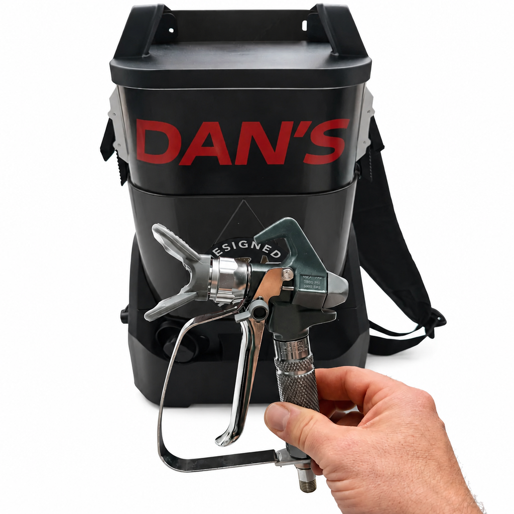 Dan's Airless BackPack Paint Sprayer  - BackSprayMate (Black)