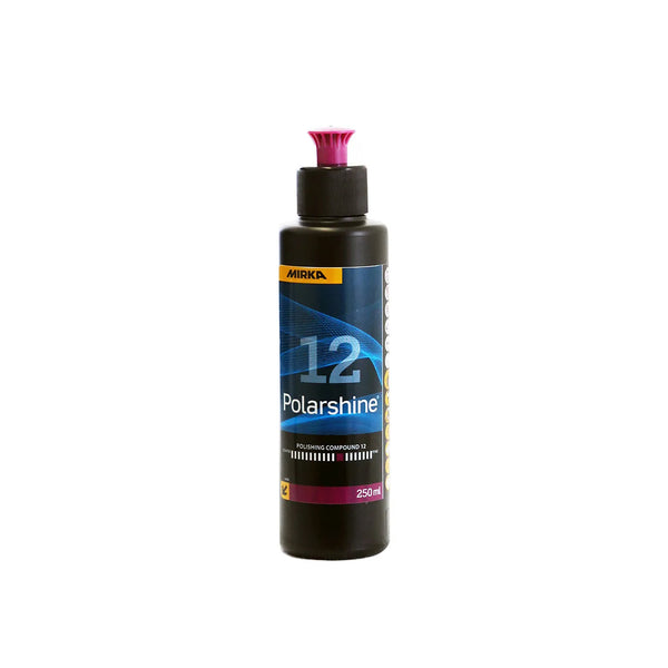 250ml bottle of Polarshine 12 compound for a high-gloss finish