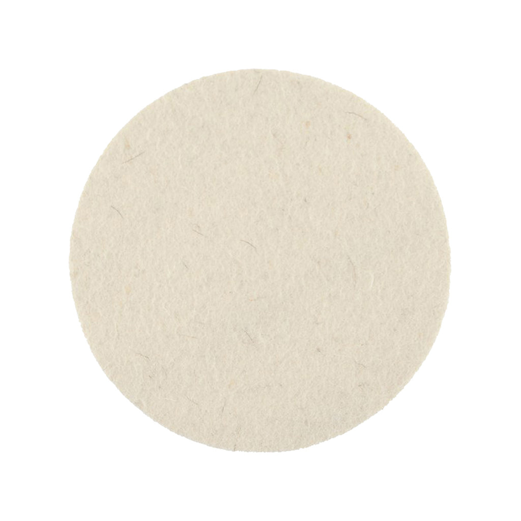 125mm Mirka hard white felt pad with 6mm thickness for glass polishing