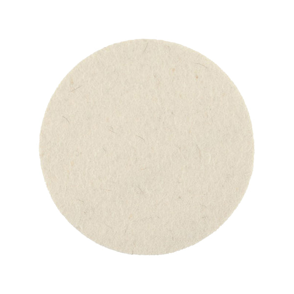 125mm Mirka hard white felt pad with 6mm thickness for glass polishing