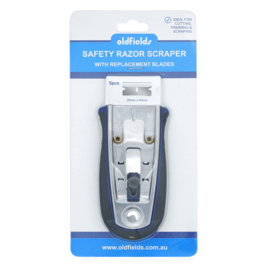 Oldfields Safety Razor Scraper with Replacement blades
