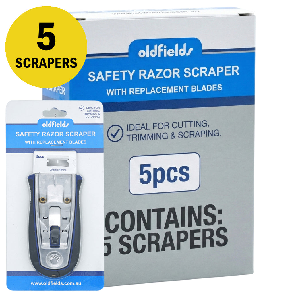 Oldfields Safety Razor Scraper with Replacement blades