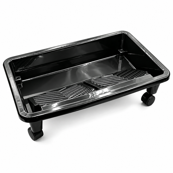 PaintAccess Heavy Duty 550mm Paint Roller Tray with Wheels Deep Well