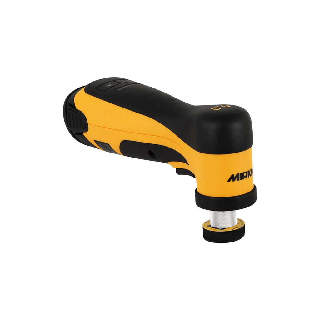 Mirka AROS-B 150NV cordless spot repair sander with a 32mm pad and 5mm orbit