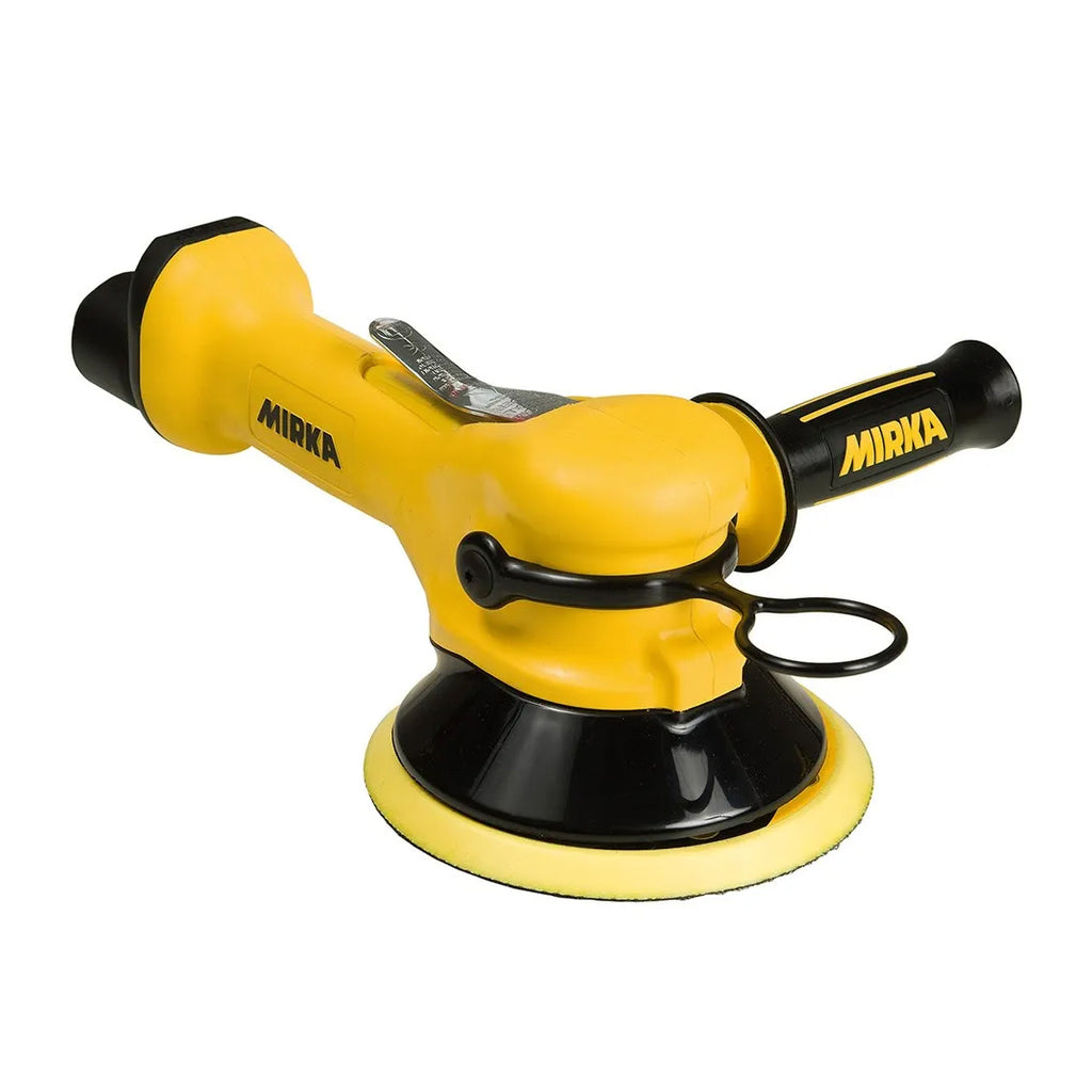 Mirka ROS2 610CV 150mm pneumatic two-handed sander with an aggressive 10mm orbit