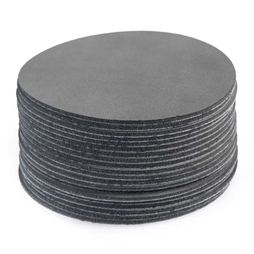 Stack of thin 3mm high-density foam Abralon J3 discs for curved surface finishing