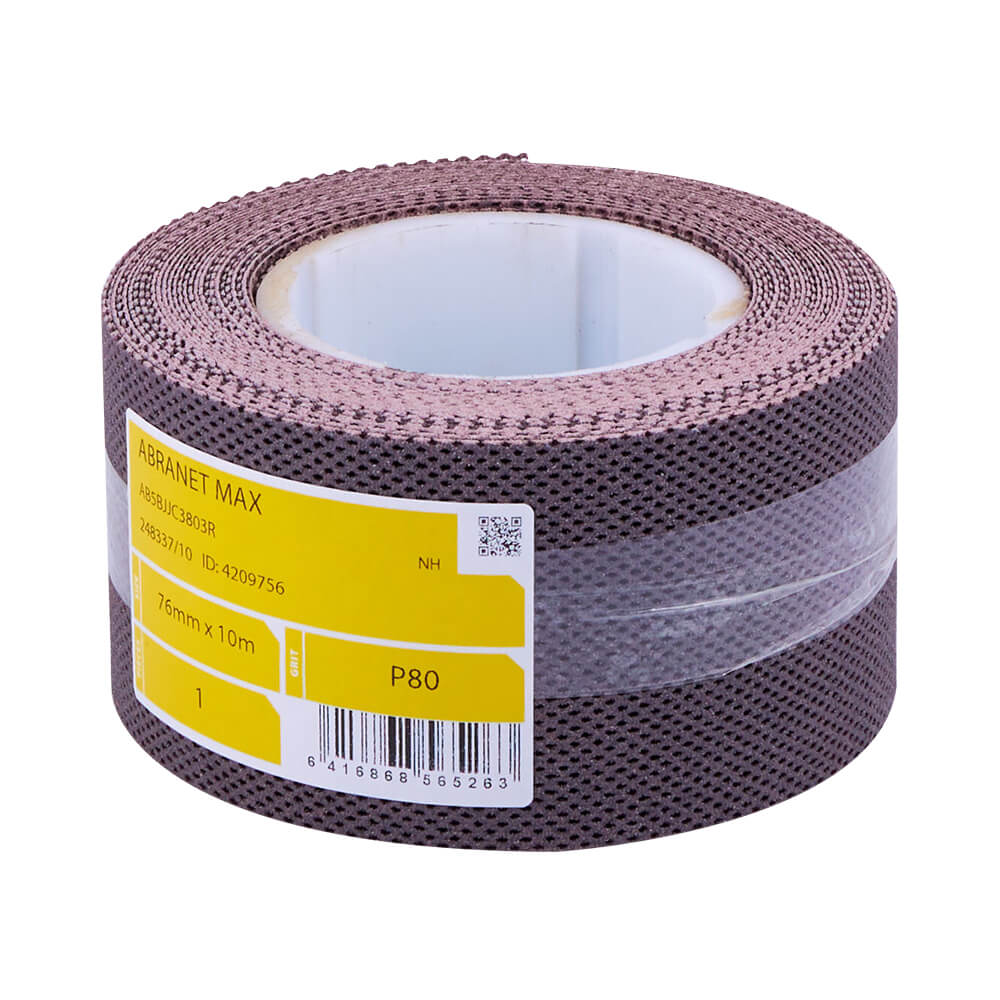 Mirka Abranet Max Roll for Drum Sanders - 76mm x 10m