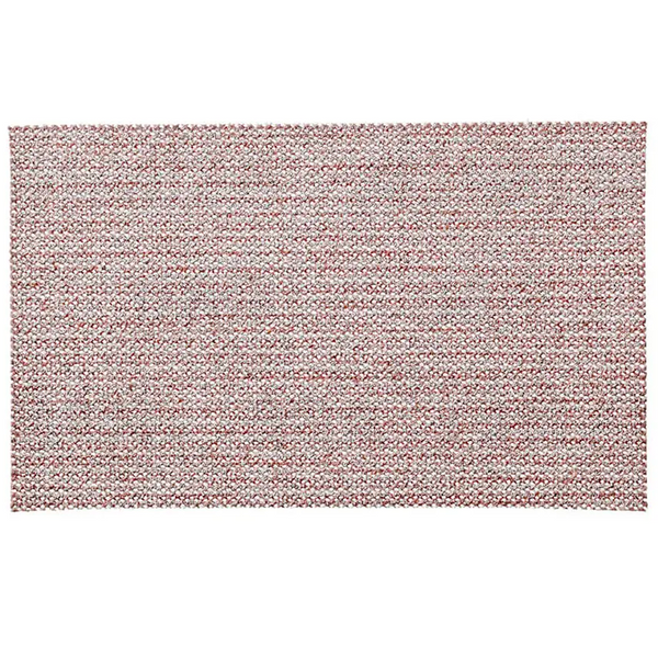 Close-up of the light maroon 81x133mm Abranet Ace net sheet with ceramic grains