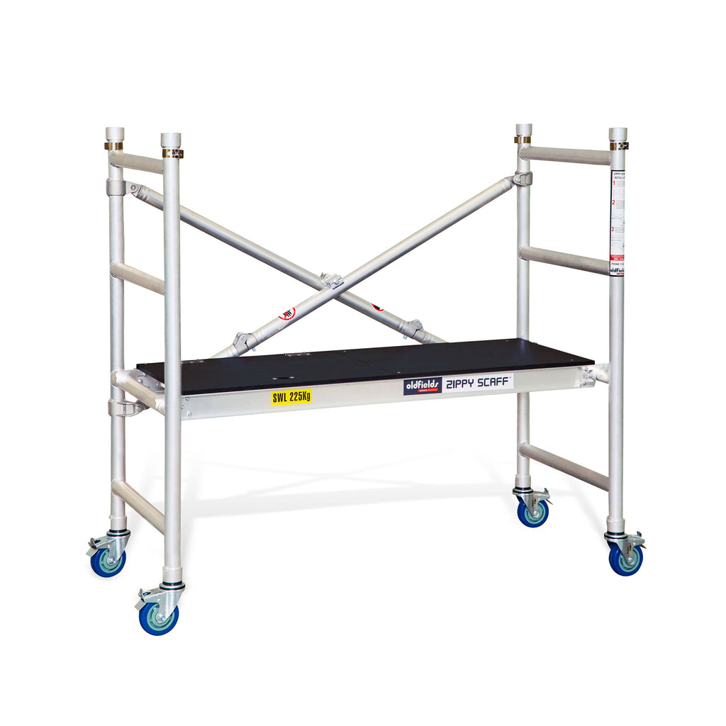 Oldfields Aluminium MINI Zippy Scaffold Base Unit 1.2m