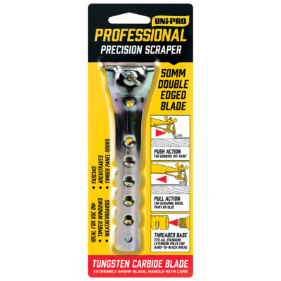 Uni-Pro 50mm Tungsten Carbide Precision Scraper
