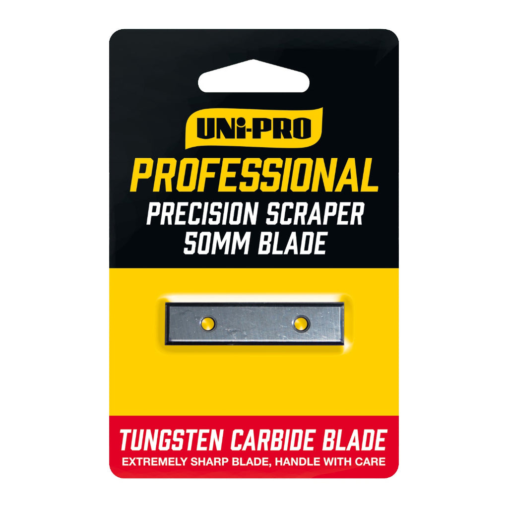 Uni-Pro Precision Scraper Blade 50mm - Box of 6