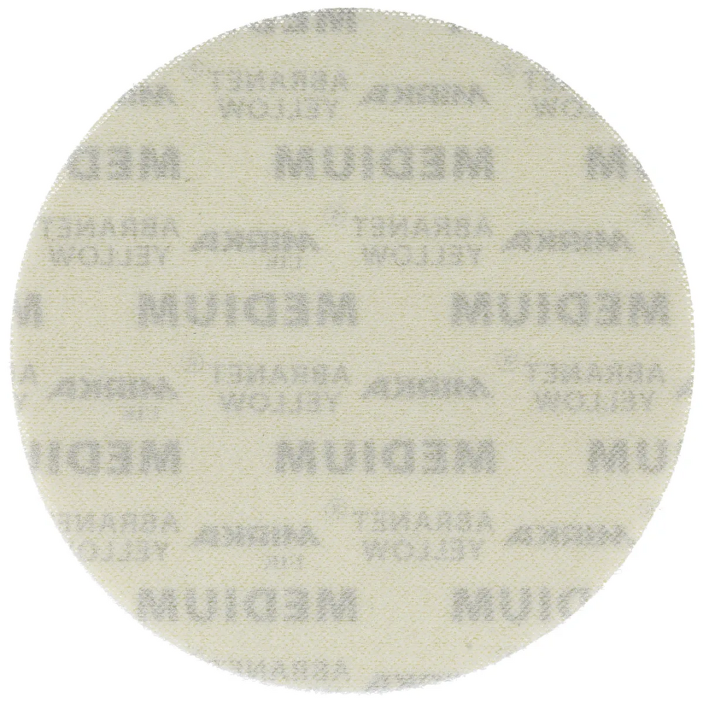 Mirka Abranet Yellow Net Abrasive Disc 225mm Grip - 20 Pack