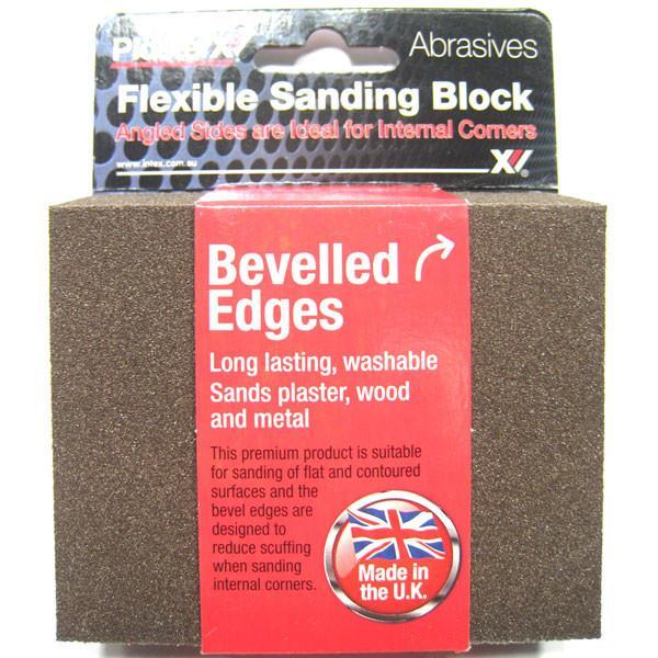 PLASTERX - Flexible Sanding Block Bevelled Edges Medium Grit