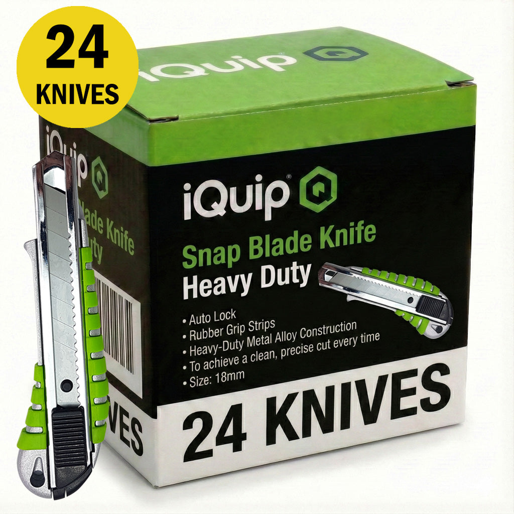 iQuip Snap Blade Knife Heavy Duty 18mm wide