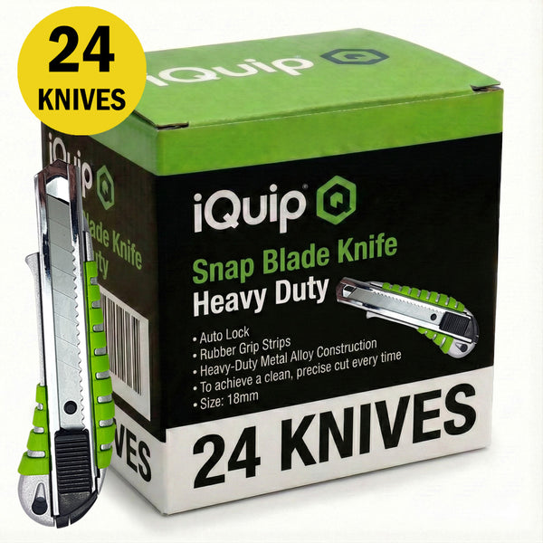 iQuip Snap Blade Knife Heavy Duty 18mm wide