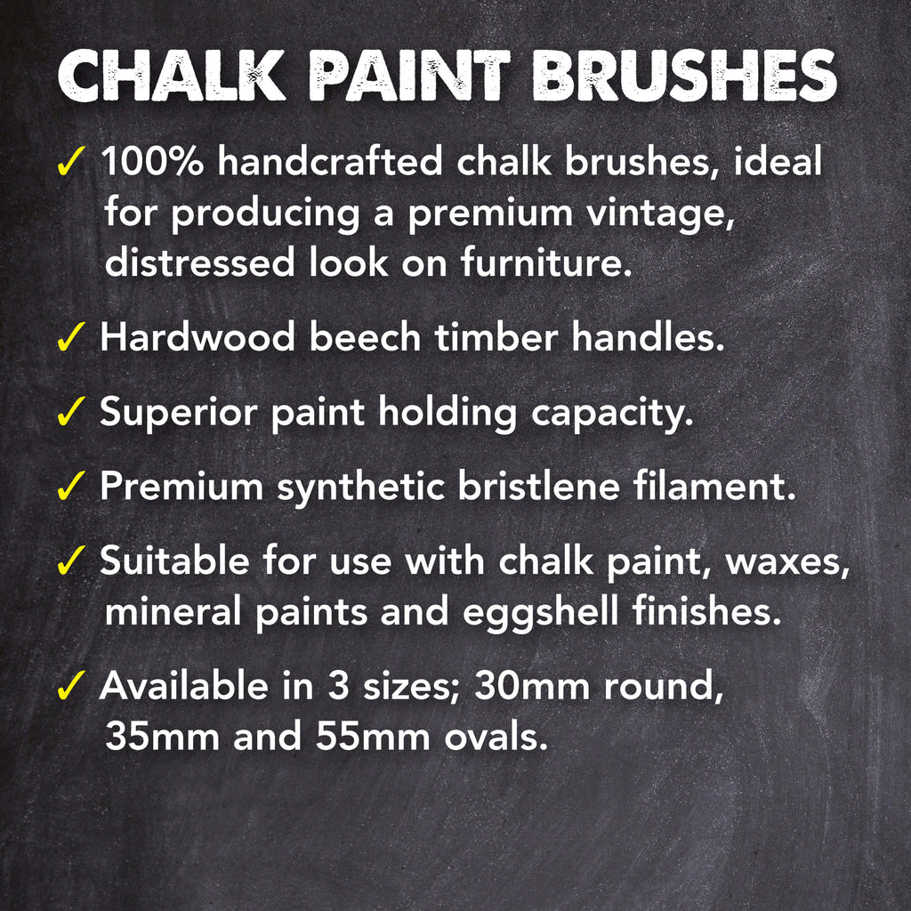 Uni-Pro Chalk Paint Brush Range - Box of 10