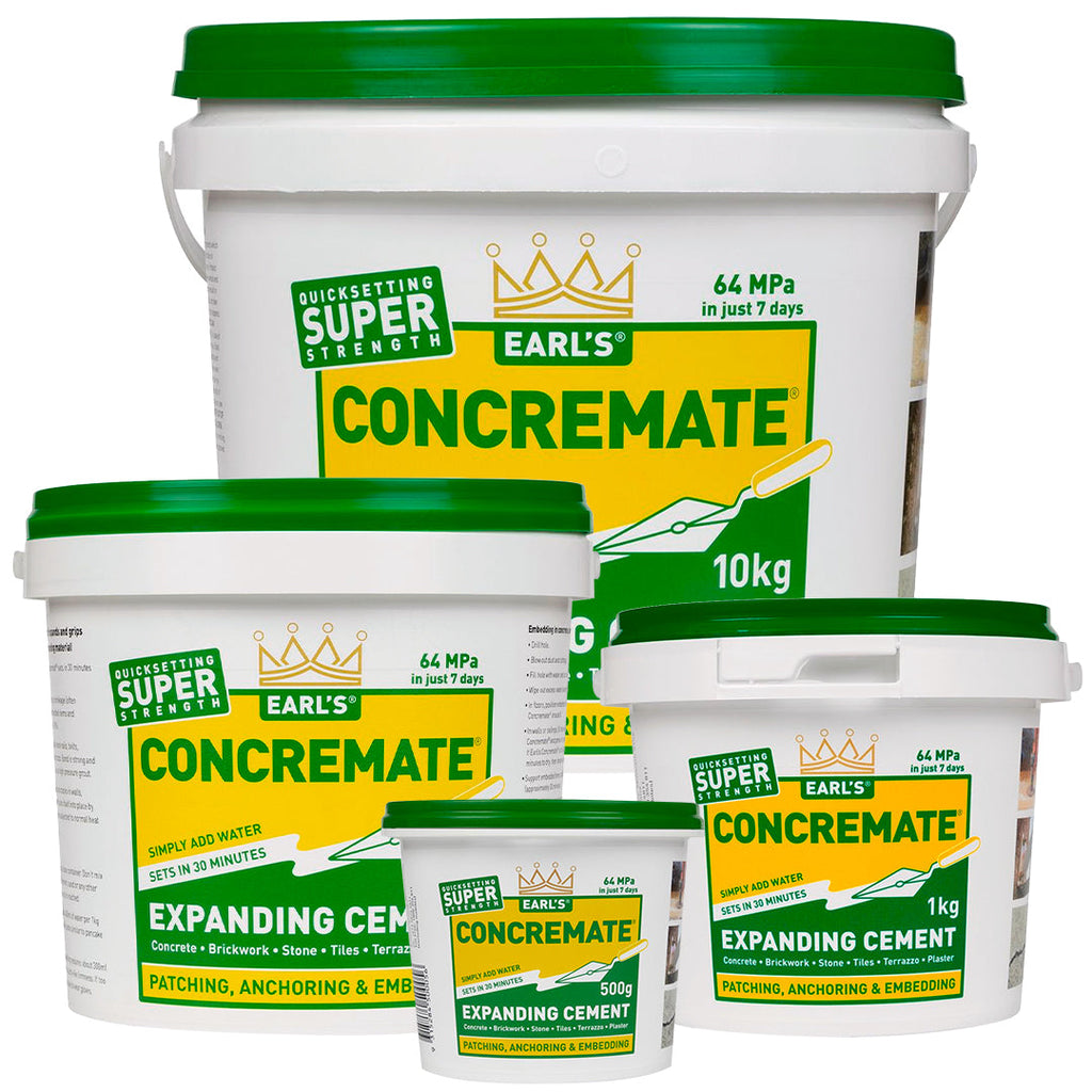 Timbermate Concremate Expanding Cement Range