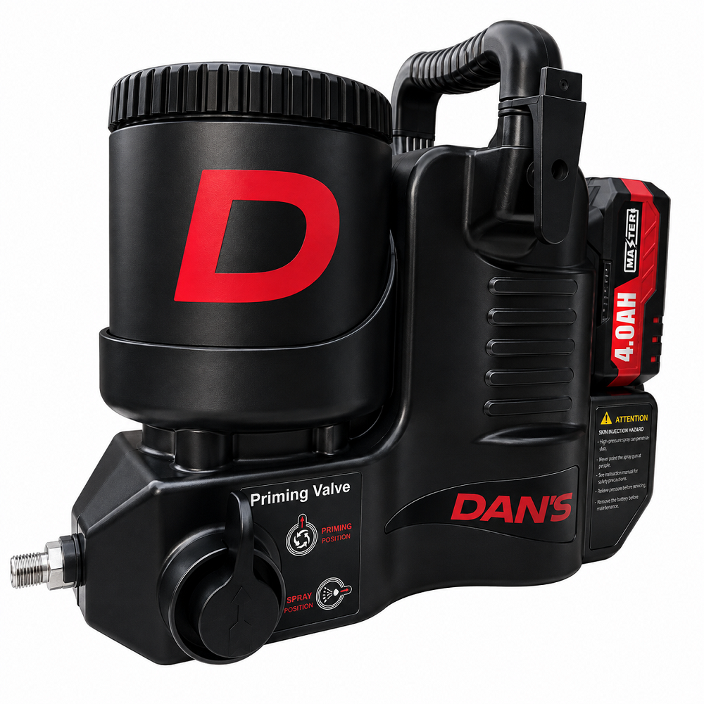 Dan’s Compact  Cordless Airless  Paint Sprayer (Black)