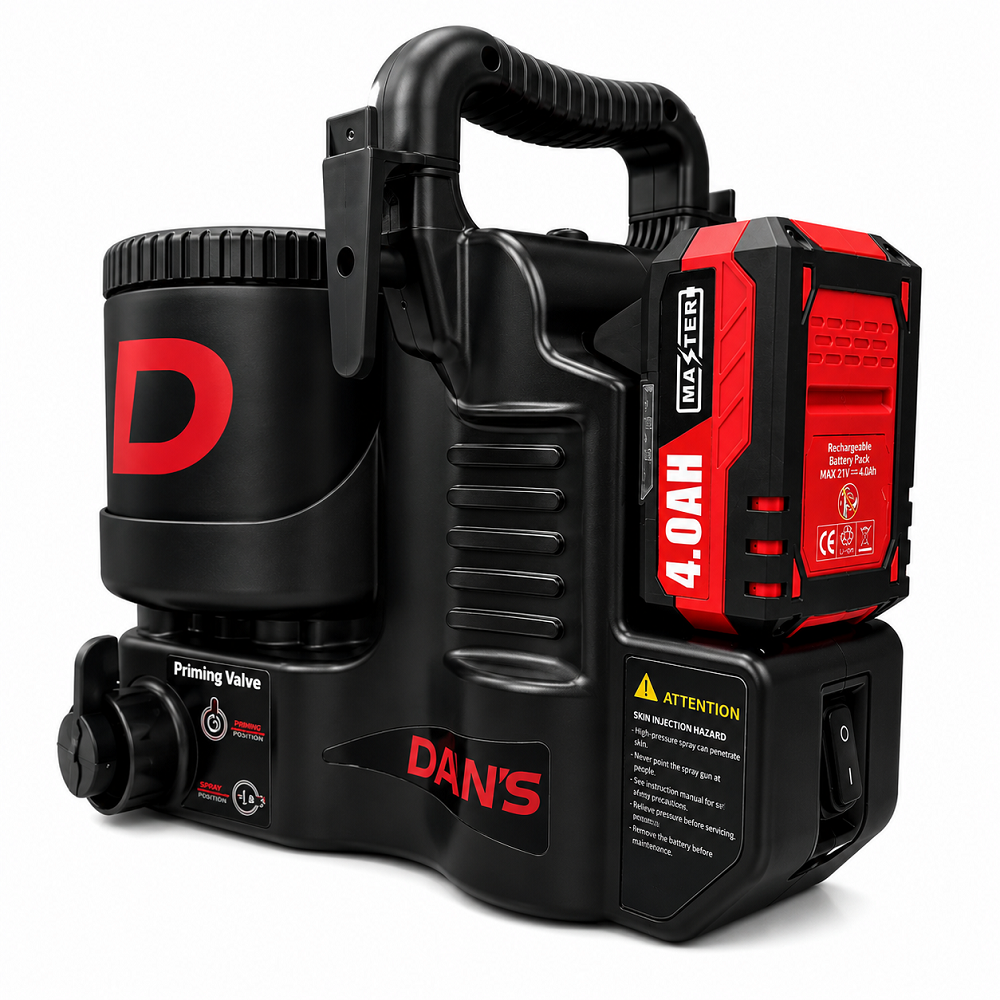 Dan’s Compact  Cordless Airless  Paint Sprayer (Black)