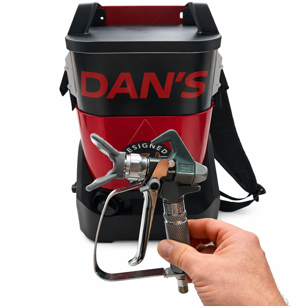 Dan's Airless BackPack Paint Sprayer  - BackShot