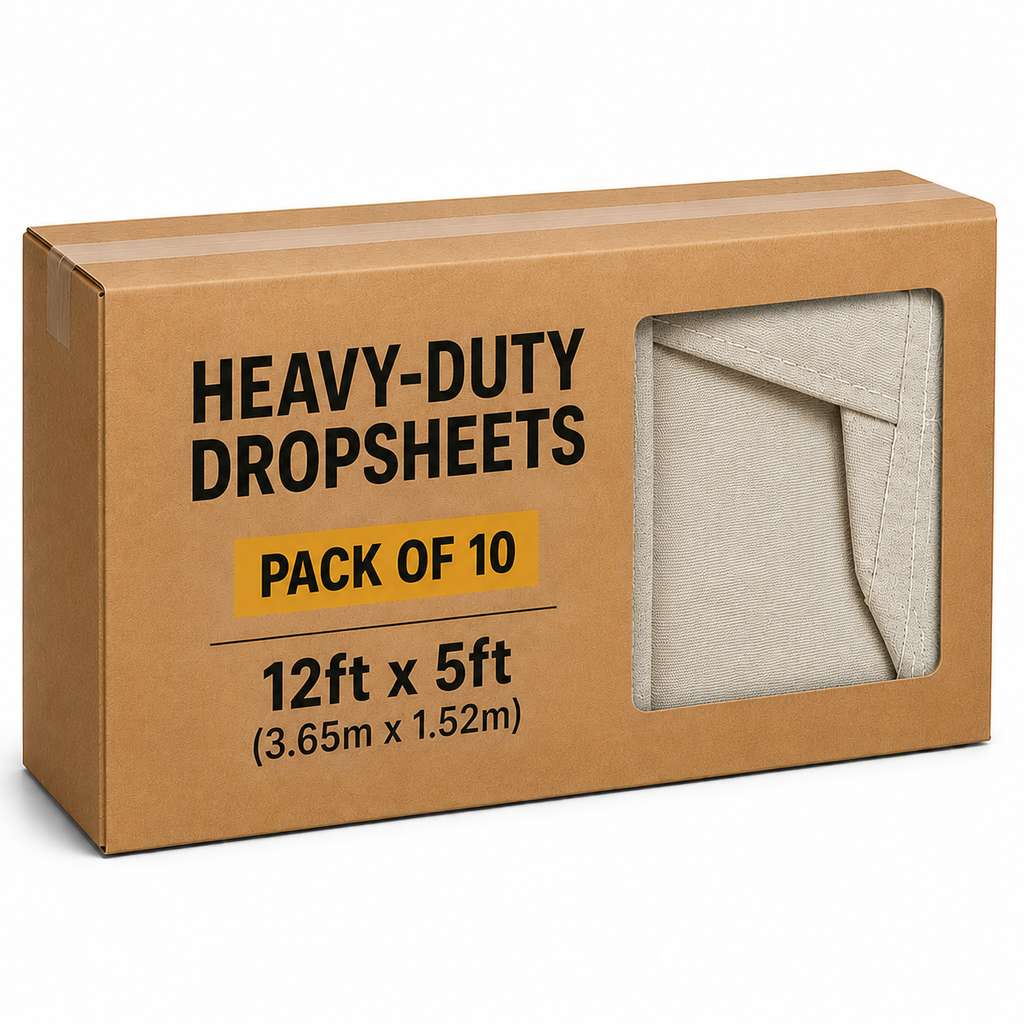 Dan's ProShield Canvas Drop Sheet  Heavy-Duty Floor & Paint Protection