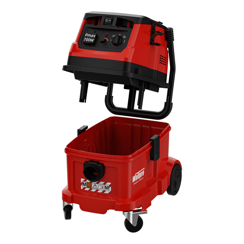 Wallboard Tools 1600W M-Class Dust Extractor 40L Wallpro