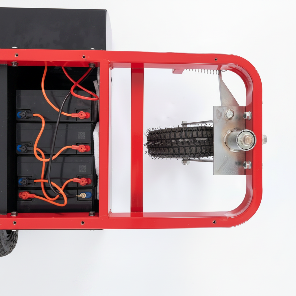 DAN'S Cordless Battery-Powered Line Marking Machine | Airless Lane Marker for Warehouse, Car Parks & Sports Courts