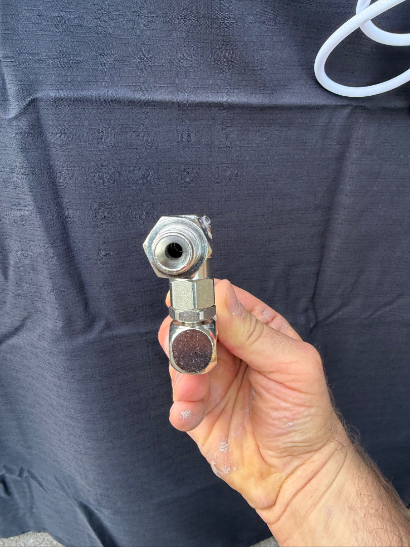 Dan's 360° Swivel Joint for Airless Paint Sprayers - Stainless Steel, 6500 PSI