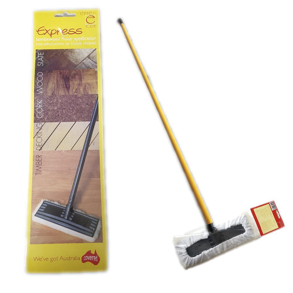 Express Rollers Lambswool Floor Applicator 230mm  Block/Handle