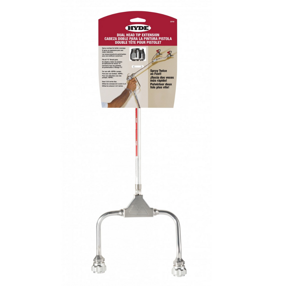 Hyde Dual Head Spray Tip Extension