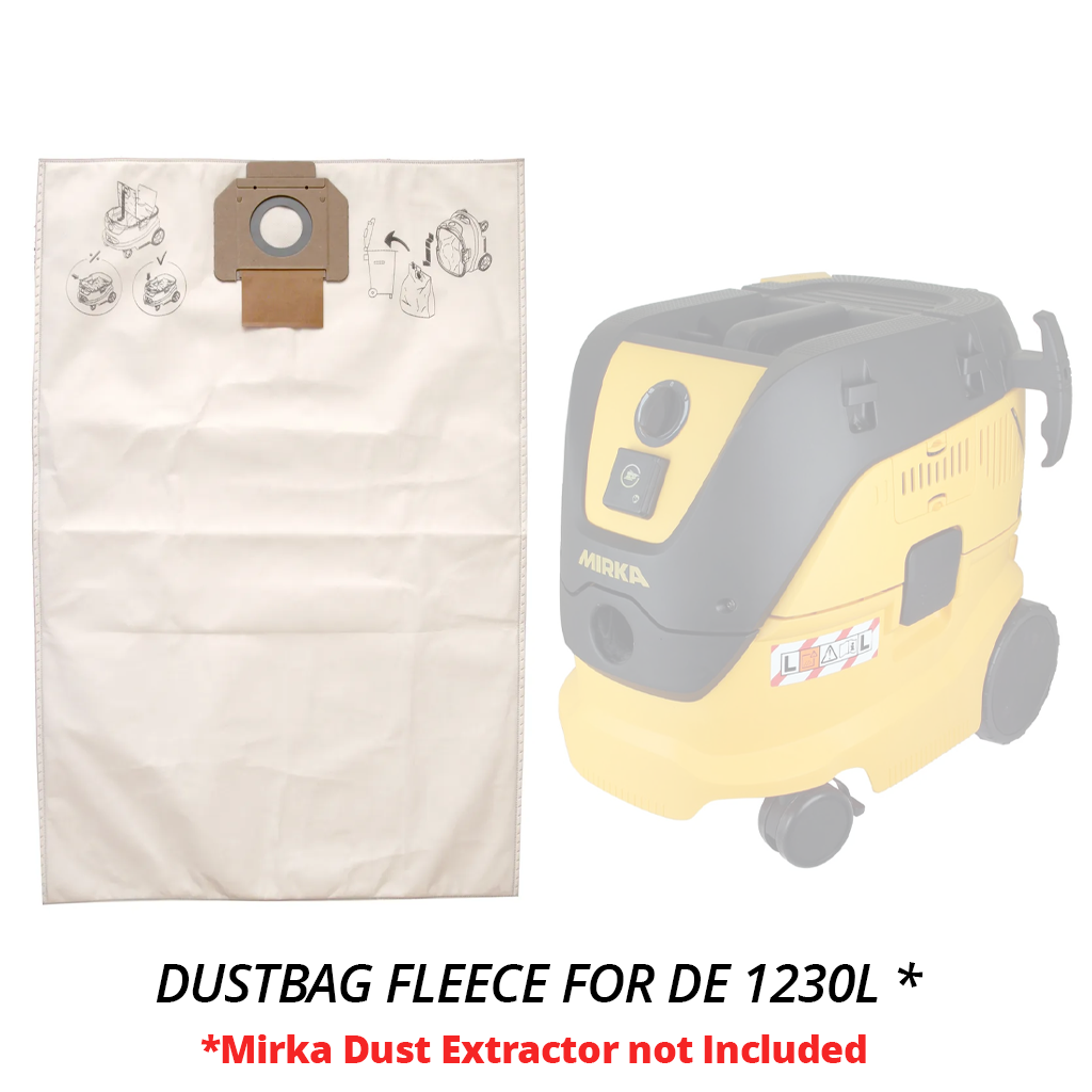 Mirka Dustbag Fleece for the Mirka DE 1230L and 1230M Dust Extractors