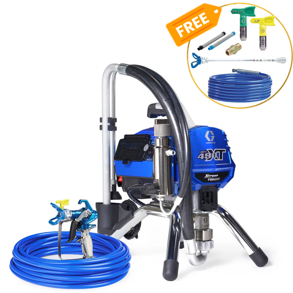 Graco Ultra 490 XT Electric Airless Sprayer - Stand 19D531 + FREE ACCESSORIES