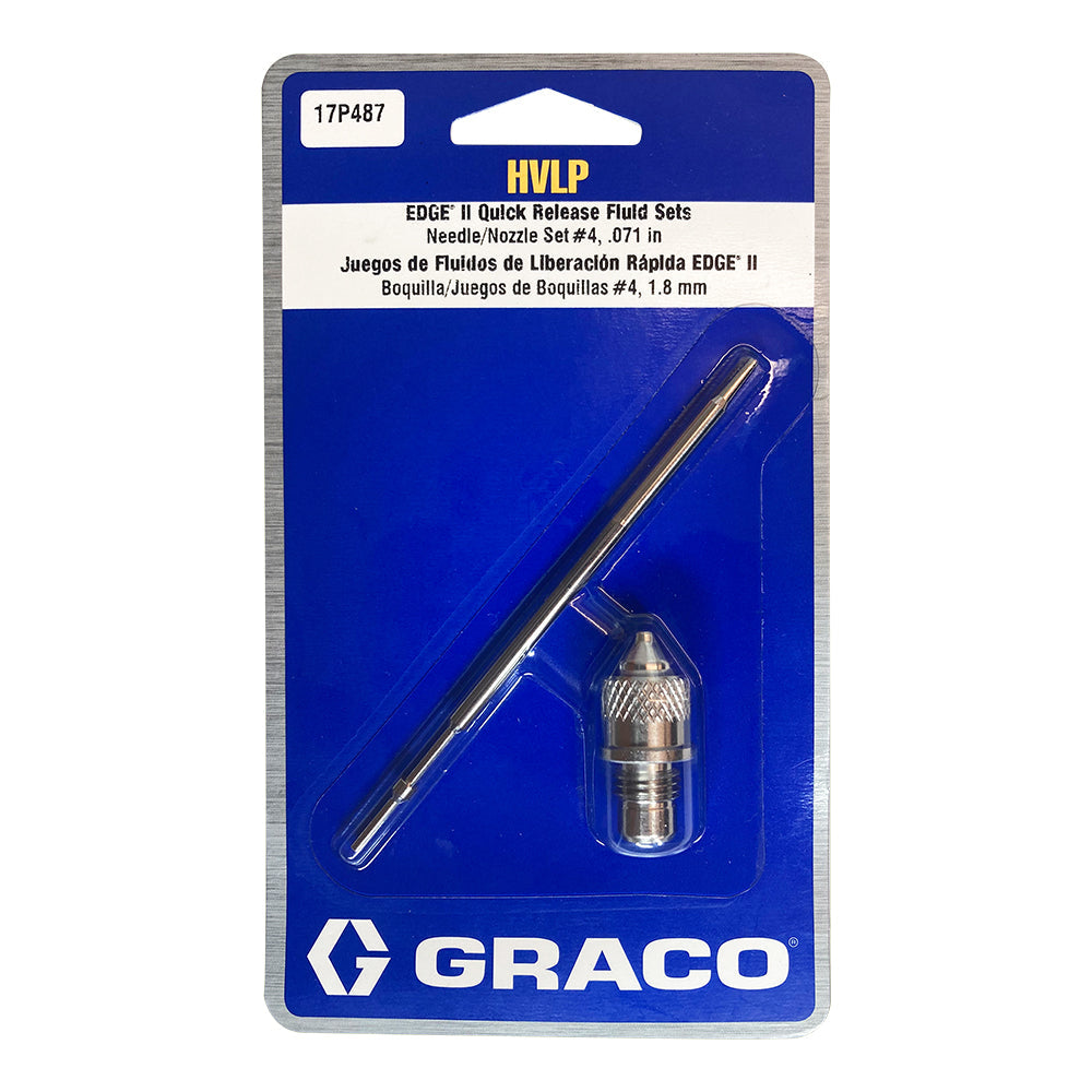 Graco Edge II HVLP Quick Release Fluid Sets Range