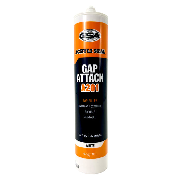 GSA Acrylic Sealant Gap Attack 420g single White