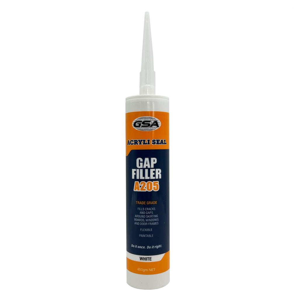 GSA Acrylic Sealant Gap Filler 450g single White
