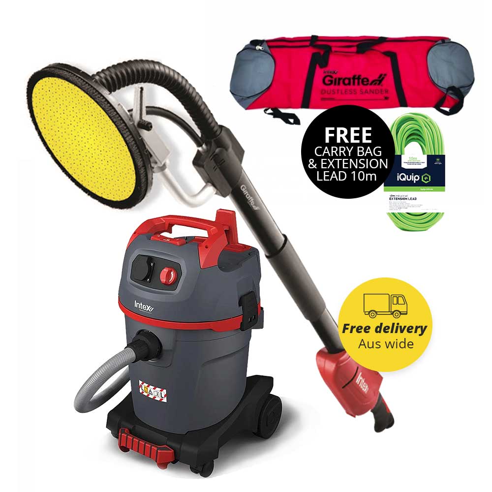 GIRAFFE Dustless Electric Sander Package + STARMIX Vacuum