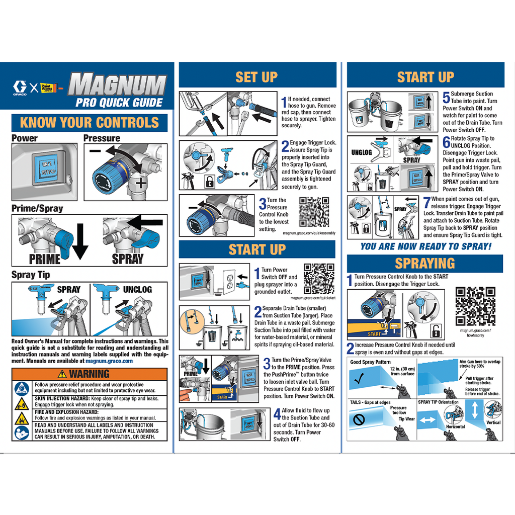 Graco Magnum ProX17, ProX19, ProX21 Quick Guide