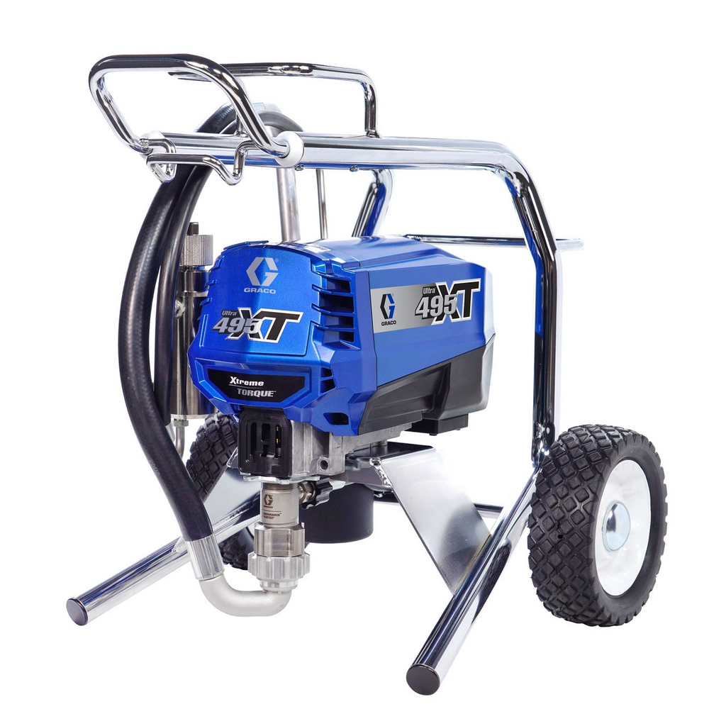Graco Ultra 495 XT Electric Airless Sprayer Lo-Boy 19D534 + FREE ACCESSORIES