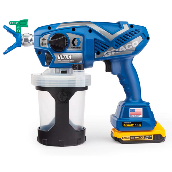Graco Ultra Cordless Paint Sprayer with DeWalt Battery 17N221 + FREE ACCESSORIES