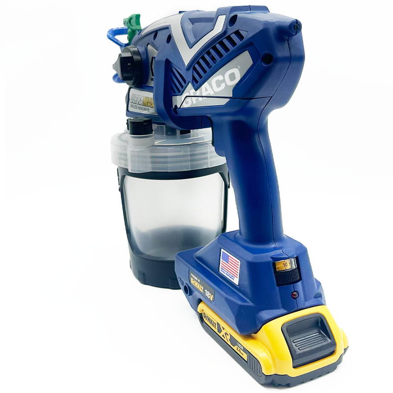 Graco Ultra MAX Cordless Airless Handheld Sprayer with DeWalt Battery  Water and Oil Based Paints 17N225