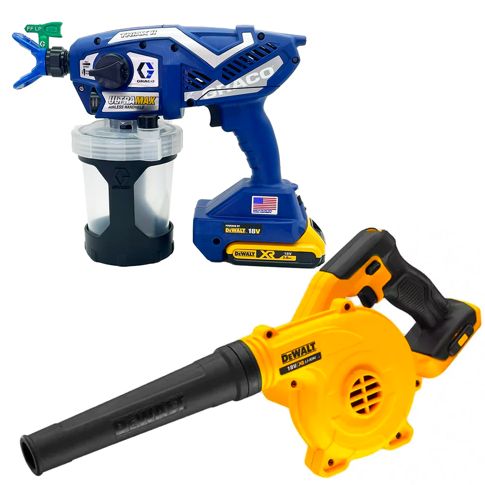 Graco Ultra MAX Cordless Paint Airless Handheld Sprayer with DeWalt 18 Graco Ultra MAX Cordless Paint Airless Handheld Sprayer with DeWalt 18