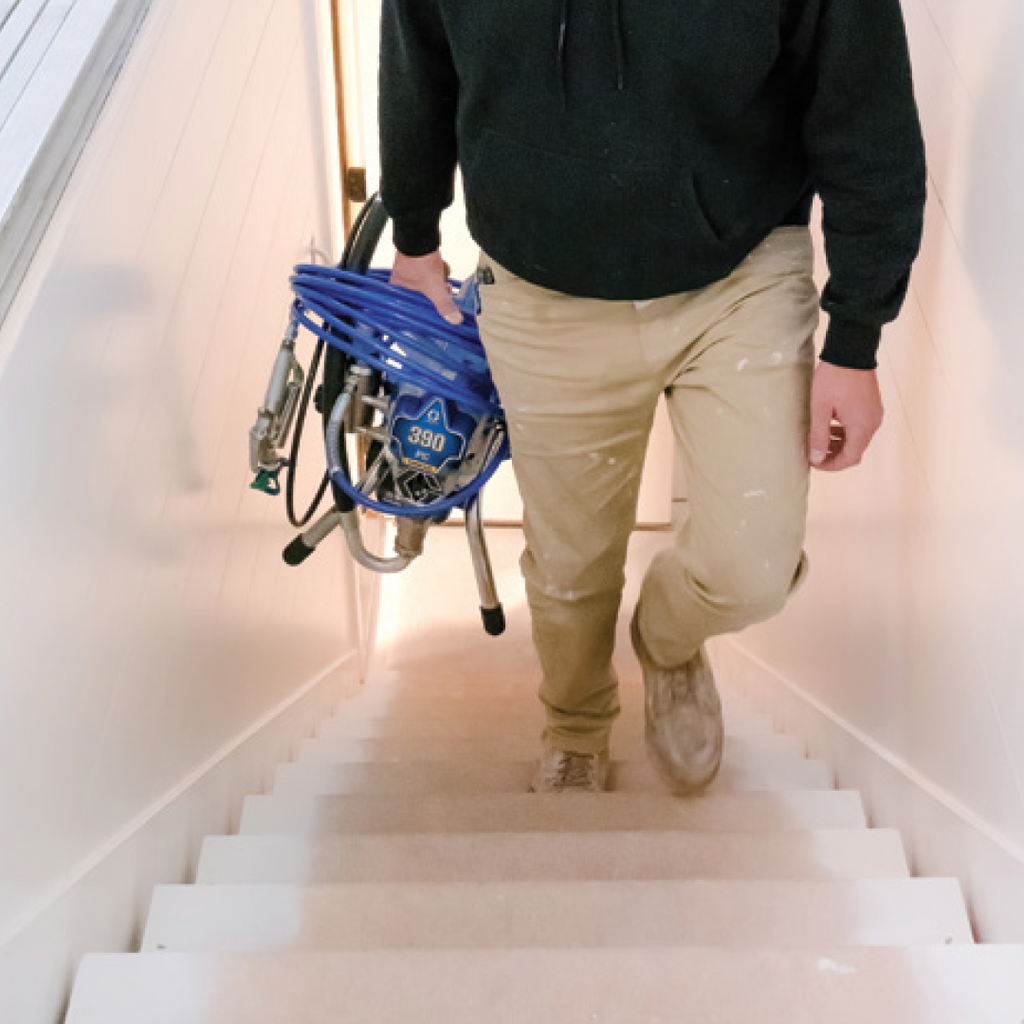 Graco 390PC Cordless (25T882) + DeWalt Dustless Cordless Sander Skin - Combo Deal