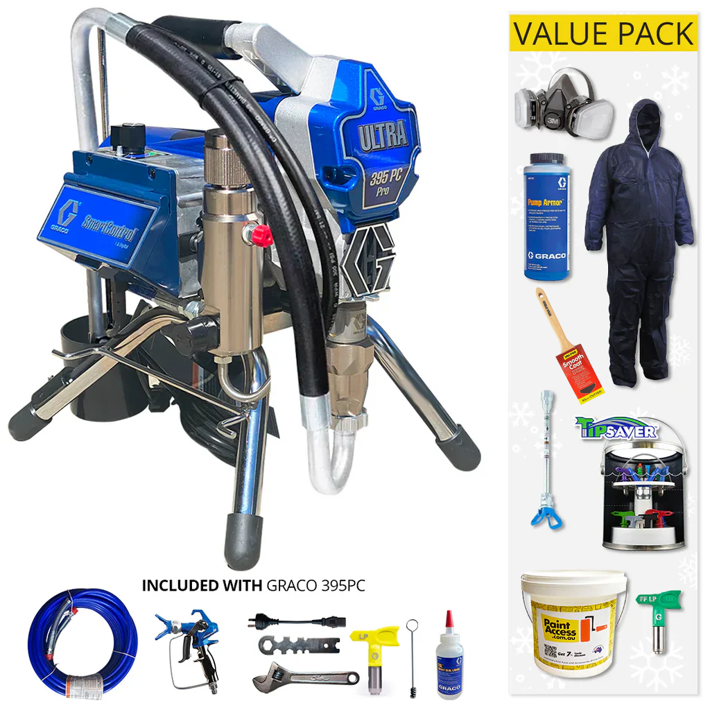 Graco Ultra 190PC - 395PC Pro Electric Airless Sprayer with Value Pack