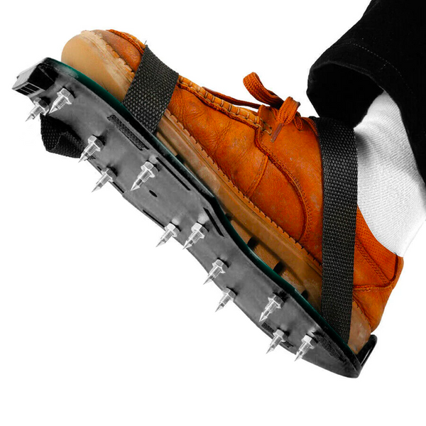 PaintAccess Black Plastic Spiked Shoes for Floor Painting